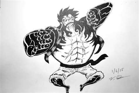 More memes, funny videos and pics on 9gag. Drawing Luffy Gear 4! - One Pieceワンピース - YouTube