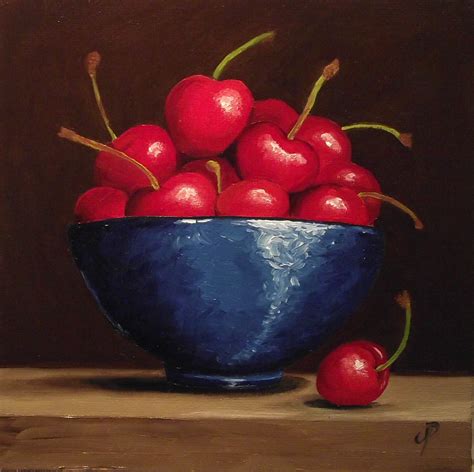 Jane Palmer Fine Art Bowl Of Cherries