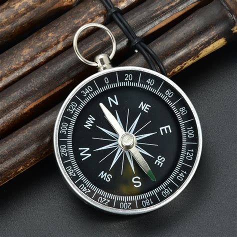 1pc Portable Mini Precise Compass Practical Guider For Camping Hiking