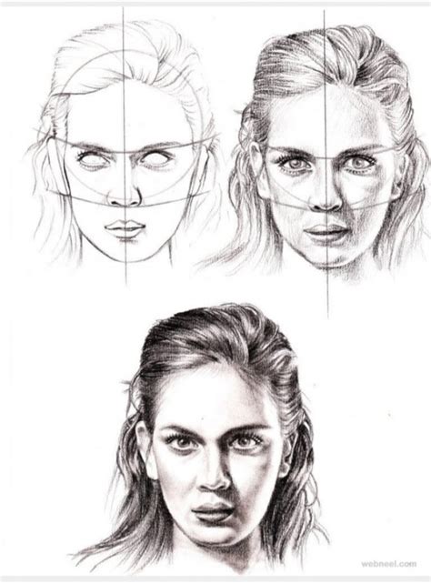 Easy Drawing Human Face Step By Step How To Draw A Face Boddeswasusi