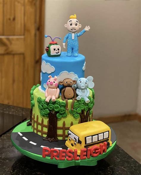 Cocomelon Decorated Cake By Cakes For Fun Cakesdecor