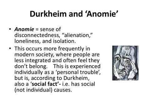 Anomie Emile Durkheim Essays