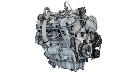 Way back when gasoline direct injection (gdi) was first used in 1925 on the hesselman engine. Turbocharged Direct Injection Gasoline Engine 3D Model