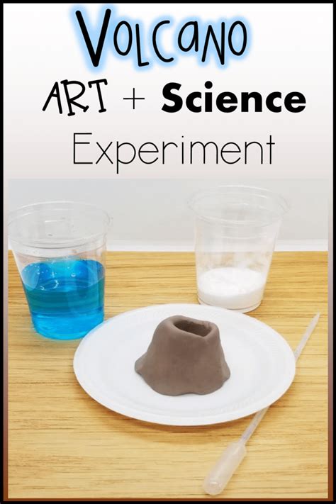 Clay Volcano Experiment For Kids Hands On Teaching Ideas