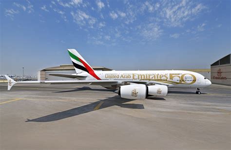 Emirates Livery Celebrates Uaes Golden Jubilee Airline Ratings