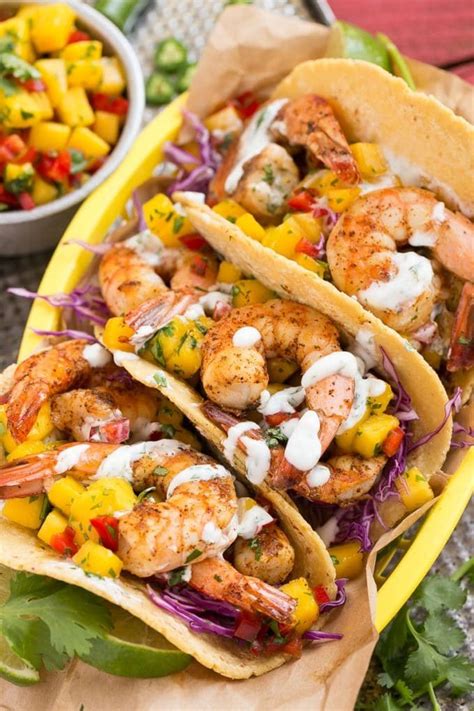This fish taco sauce brings all the components together and is so heavenly i actually doubled my original recipe to give you what is listed there now. Shrimp Tacos with Mango Salsa - Dinner at the Zoo