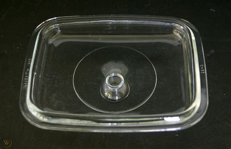 Corning Ware Pyrex Glass Lid Only For 1 12 Qt Baking Dish Loaf Pan