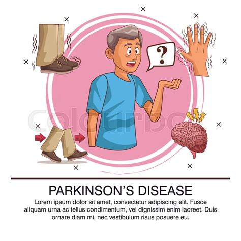 Parkinsons Disease Infographic Icon Stock Vector Colourbox