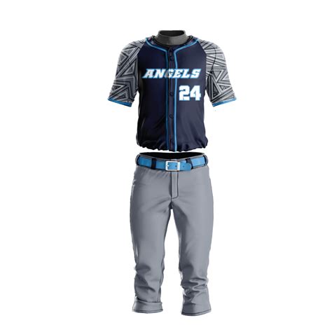 Baseball Uniform Sublimated Angels Allen Sportswear