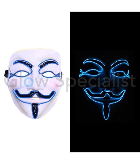 El Wire Masker Anonymous Blue Glow Specialist Glow Specialist