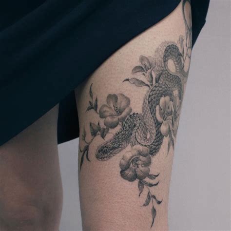 Tattoos are one of the most common forms of body modification. ZIPIN BLACK on Instagram: "2 months healed 🖤🐍🖤 # ...