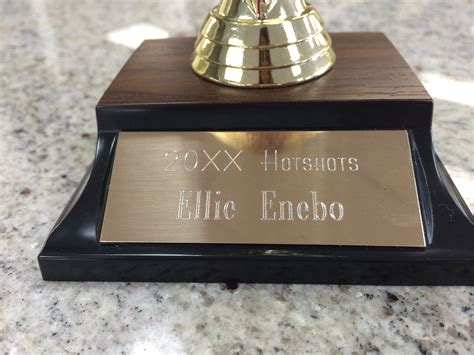 Engraving Ideas For Sports Trophies