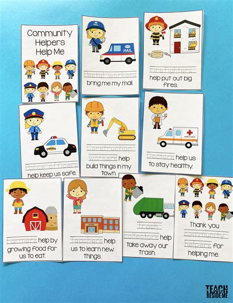 Download instantly, in adobe pdf format. Community Helpers Printables for Reading and Writing ...