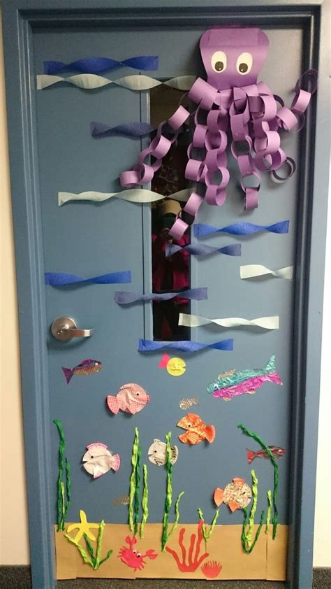 Toddler classroom decorations infant classroom classroom decor themes preschool classroom. Under the sea theme classroom door decoration | Door ...