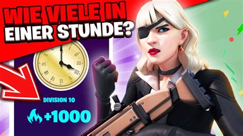 WIE VIELE ARENA PUNKTE SCHAFFE ICH IN 1H Fortnite Challenge YouTube