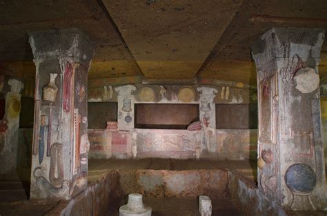 La Tomba Dei Rilievi Della Necropoli Etrusca Di Cerveteri In D My Xxx Hot Girl