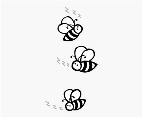 Download Bee Black And White Flying Bee Black And White Clipart Bees