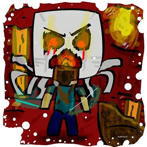 Minecraft The Nether Posters By Quikdraw Redbubble