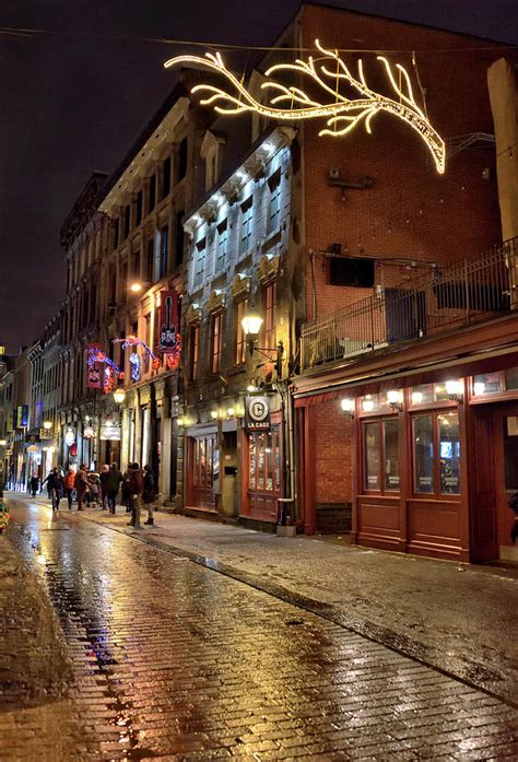 Cobblestone Streets Of Old Montreal Photograph By Brendan Reals