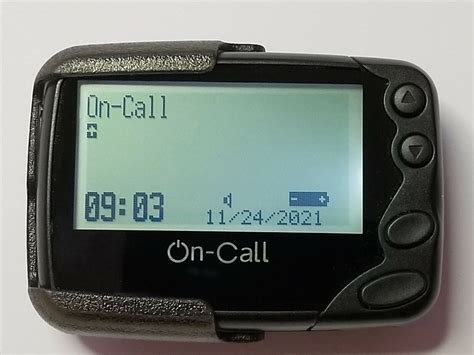 On Call Hospitalnurse Call Alpha Pager Hand Programmable Large