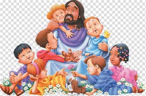 Jesus Christ With Children Wallpaper
