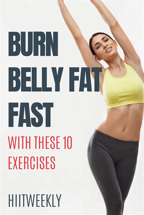 10 Exercises To Lose Belly Fat Fast For Rapid Results