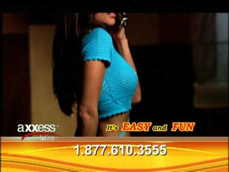 Axxess Latino Chat Commercial Hot Sexy Spanish Speaking Phone Chat