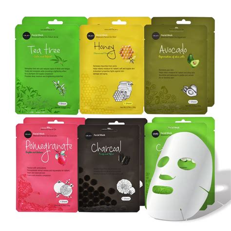 Celavi Essence Facial Mask Paper Sheet Korea Skin Care Moisturizing 12
