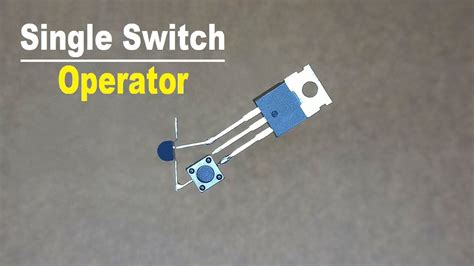 Single Button Push On Push Off Switch Circuitsimple Latch Switch