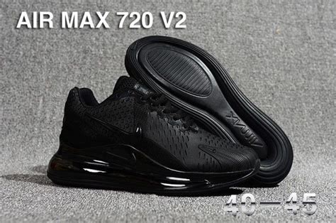 Nike Air Max 720 V2 Kpu Mens Running Shoes All Black Nike Air Max