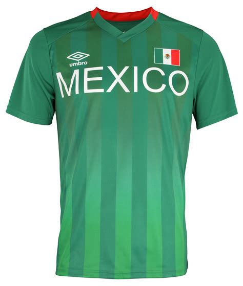Umbro Mens Mexico Sublimated Soccer Jersey Shirt Mex Greenwhite