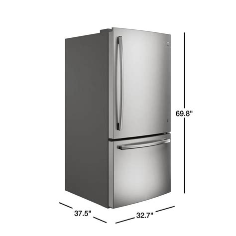 Thank you for stopping by to share your concerns with us, ben! GE 24.8 cu. ft. Bottom Freezer Refrigerator in Stainless ...