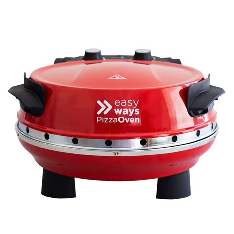 Horno Pizza Oven Rojo Easyways Lidercl