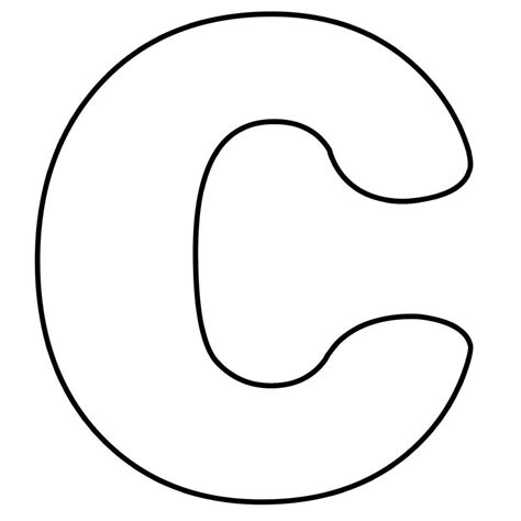 Close the template window after printing to return to this screen. Free Printable Letters for Kids | Letter c coloring pages ...