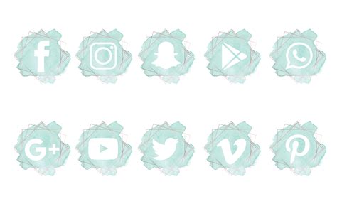 Blue Social Media Icons Round Blue Social Icons By Old Continent