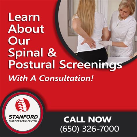 Spinal And Postural Screenings Palo Alto We Help You Recover