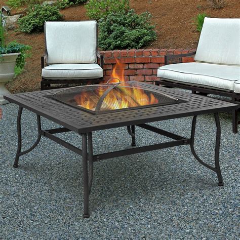 Real Flame Chelsea Wood Burning Fire Pit Table And Reviews Wayfair