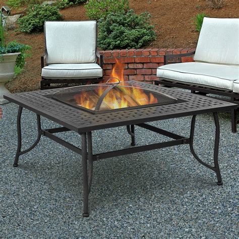 Diy wood burning fire pit table. Real Flame Chelsea Wood Burning Fire Pit Table & Reviews ...
