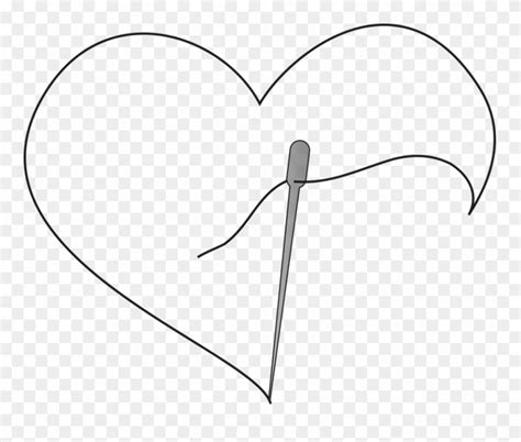Download High Quality Sewing Clipart Heart Transparent Png Images Art