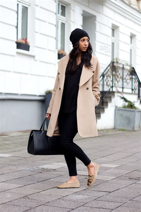 The silver shoes are great for this combination as not quite as harsh a contrast as white. Black And Camel Outfits - This Is How To Style The Look ...
