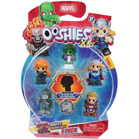 Marvel Ooshies Xl Assorted 6 Pack Woolworths