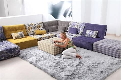 Modern Interiors In 2019 Floor Couch Living Room Cushions Living