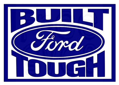 Built Ford Tough FREE SVG File Free SVGs