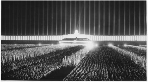 Swimming In Searchlights The Cathedral Of Light Of The Nazi Rallies
