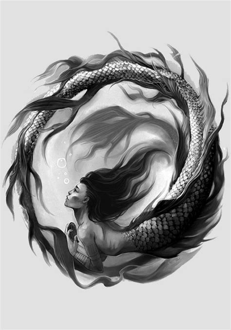 Pencil Drawings Absolutely Stunning Would Be Amazing Ink Mermaid