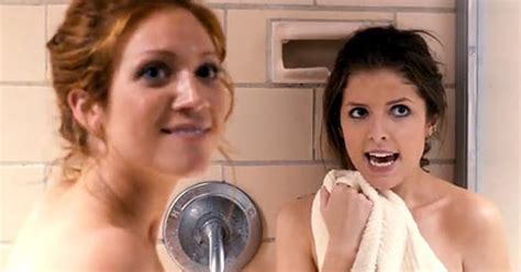 Anna Kendrick Filming Shower Scene With Brittany Snow In Pitch Perfect