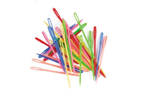 Plastic Sewing Needles These Safe Blunt Needles With A Large Eye