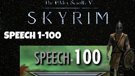 Skyrim Speech 100 In 20minutes Exploit Youtube