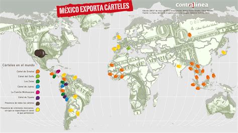 Narcotráfico Presencia De Cárteles En El Mundo México Infografia Exportar
