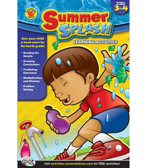 Summer bridge activities are designed to help students review the essential skills of their current grade level and to prepare them for the next grade level. Summer Splash Grade 3-4